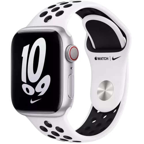Аксессуар для Watch Apple Nike Sport Band S/M Summit White/Black (MPGL3) for Apple Watch 38/40/41mm