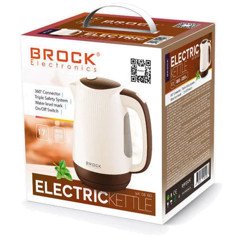 Электрочайник BROCK WK 08 BG: Объем, л 1,7