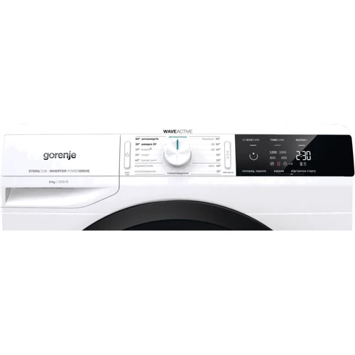 Пральна машина Gorenje W1EI62S3: Тип завантаження фронтальна