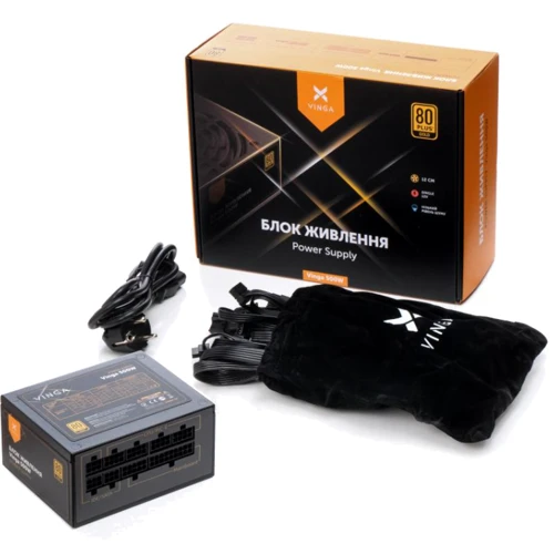 Блок живлення Vinga 500W (SFX-500G): Модульні (знімні) кабелю Есть