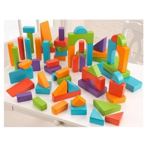 Игровой набор KidKraft 60-piece Wooden Block Set in Bright Colors (63340)