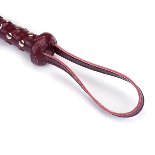 Флоггер Liebe Seele Wine Red Studded Flogger