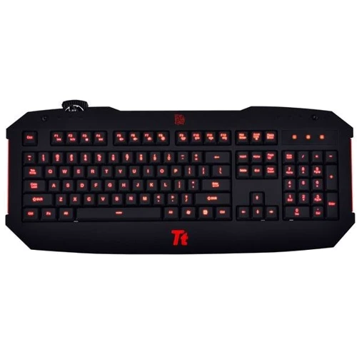 Клавиатура Tt eSPORTS Challenger Illuminated (KB-CHL002RUB): Интерфейс подключения проводная USB