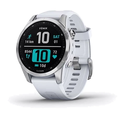 Смарт-часы Garmin Fenix 7S Silver with Whitestone Band (010-02539-03)