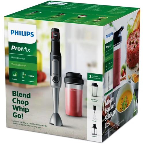 Блендер Philips HR2652/90: Материал чаши пластик
