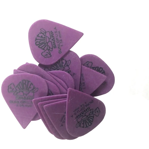 Медиатор Набор медиаторов DUNLOP 412P1.14 TORTEX SHARP PLAYERS PACK 1.14: Форма медиатора Pointy