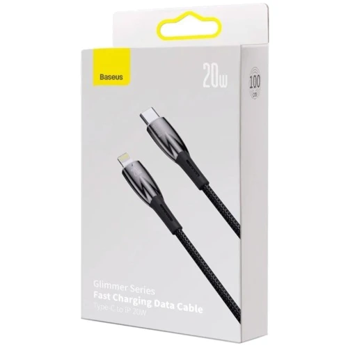 Кабель Baseus Cable USB-C для Lightning Glimmer Series 20W 1m Black (CADH000001) фото 9