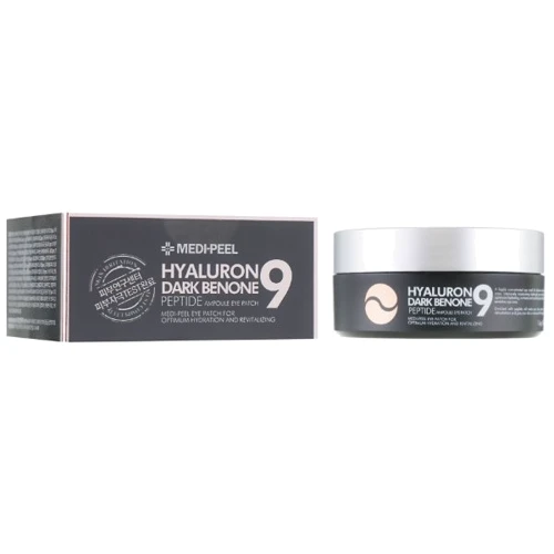 Medi-Peel Hyaluron Dark Benone Peptide 9 Ampoule Eye Patch Гидрогелевые патчи от темных кругов с пептидами 60 шт.