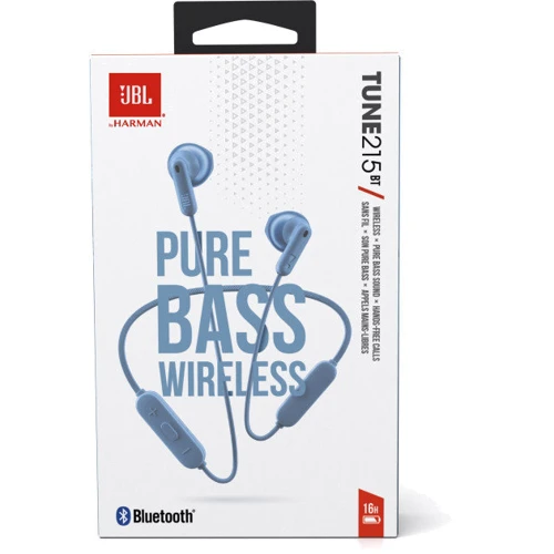 Навушники JBL T215BT Blue (JBLT215BTBLU): Опір навушників (Ом) 20