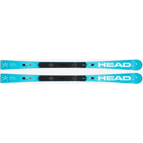 Лыжи HEAD (313253) WC Rebels e-Race Pro RP WCR 14 bl/wh + крепление (100907) FREEFLEX 14 GW BR.85 [D]m.bk/sp.bl 2024 175 см