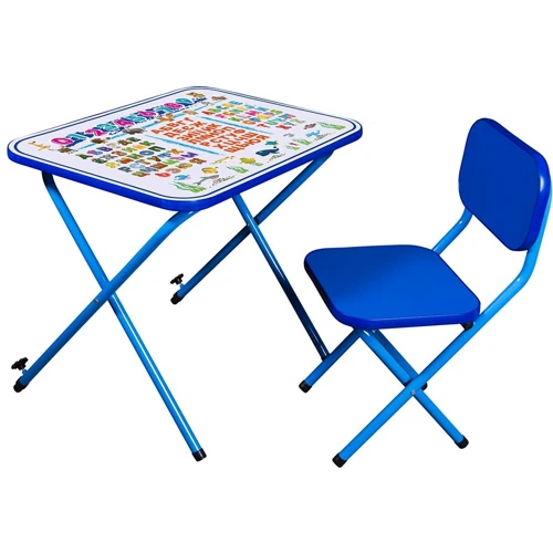 Дитяча парта зі стільчиком Ommi Тачки Синя (00-00143541): Вік дитини від 3-х років