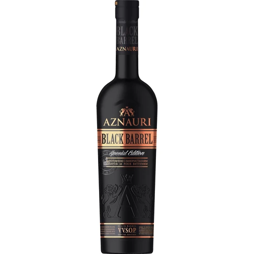 Бренди Aznauri Black Barrel 5 лет выдержки 0.5л 40% (PLK4820189292258)