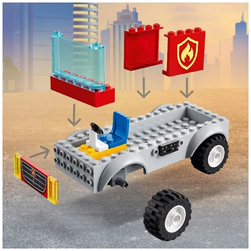 LEGO City Пожарная машина с лестницей (60280) фото 6
