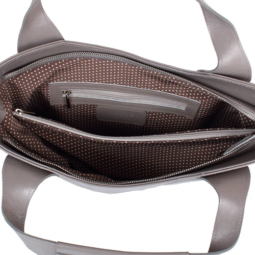Женская сумка тоут Laskara серая (LK-DD218-grey): Страна производитель Греция
