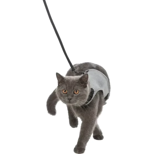Поводок+шлея Trixie XCat для кошек 24-42 см, нейлон : Цвет красный