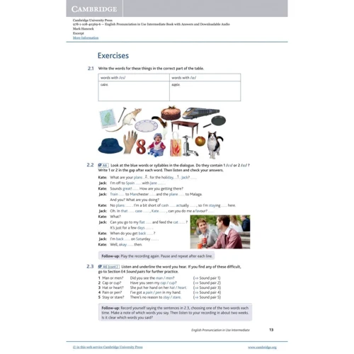 English Pronunciation in Use 2nd Edition Intermediate with Answers and Downloadable Audio: Кількість сторінок 208