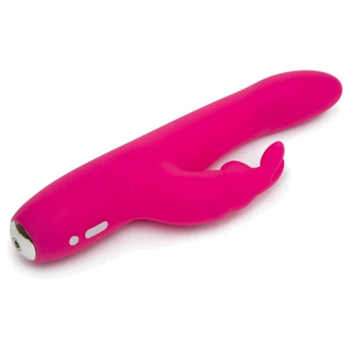 Вибратор кролик Happy Rabbit Slimline Плавный изгиб Lovehoney розовый