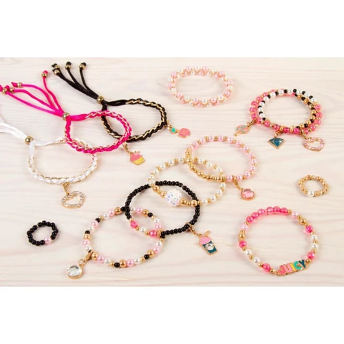 Набір для створення шарм-браслетів Make it Real Juicy Couture Рожевий зорепад кулон