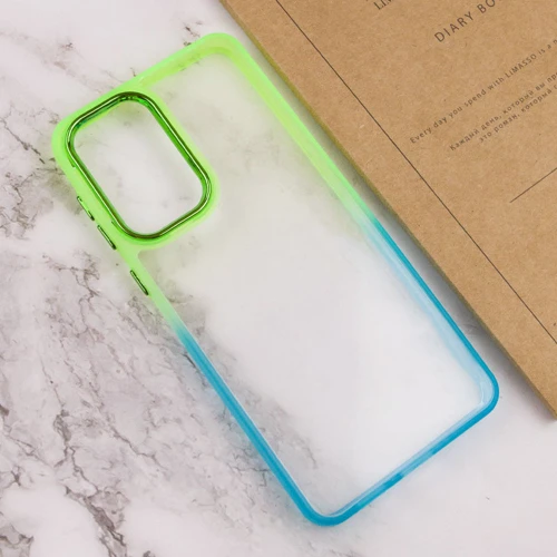Чохол для телефона TPU Case TPU+PC Fresh Sip Turquoise/Lime для Samsung A336 Galaxy A33 5G: Тип накладка на задню частину