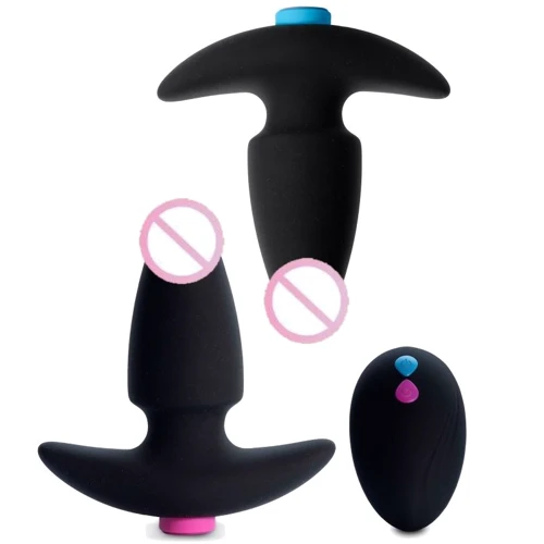 FeelzToys FunkyButts Remote Controlled Butt Plug - сет анальных пробок с вибрацией с дистанционным управлением, 10,6х3,7 см: Для кого Для пары