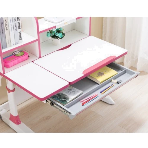 Парта GT Racer DS-1603 Pink: Глубина, см 98