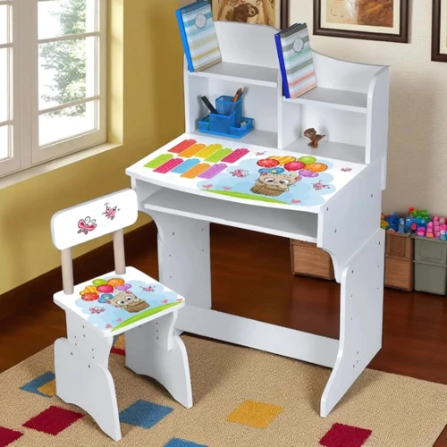 Дитяча парта зі стільцем Bambi Котик, таблиця множення (M 904-3)