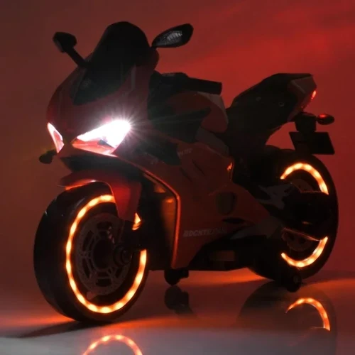 Детский электромотоцикл 2 колесный Bambi Racer Ducati белый (M 5056EL-1) фото 9
