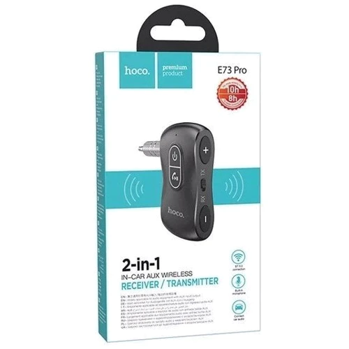AUX Bluetooth Transmitter Hoco E73 Pro Journey Black фото 3