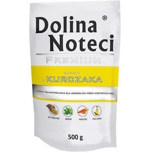 Вологий корм Dolina Noteci Premium для собак з куркою 500 г (DN 500 (257))