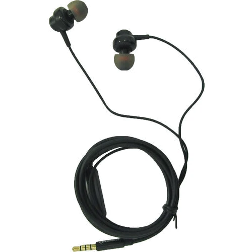 Навушники Florence FL-0052-K with mic Black: Тип конструкції вакуумні