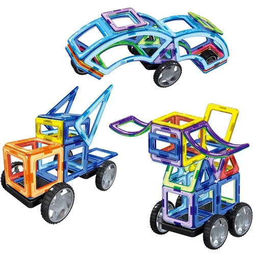 Магнитный конструктор MAGniSTAR Limo toy Транспорт 87 деталей (LT3003 ) фото 4