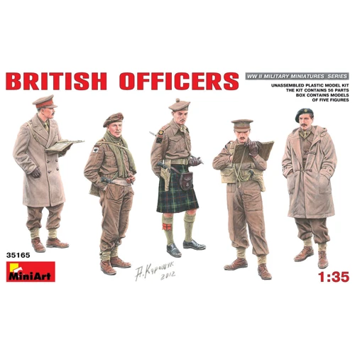 Сборная модель MiniArt British Officers (MA35165)