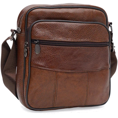 Мужская сумка через плечо Keizer коричневая (K18460br-brown): Пол Мужской