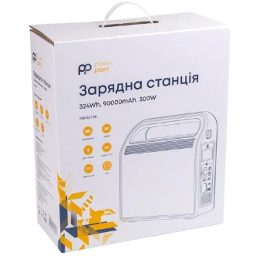 Зарядная станция PowerPlant P300W 324Wh 90000mAh 300W (PB930708) : Разъемы для подзарядки Зарядка от сети, Зарядка от солнечной панели, Зарядка от автомобиля