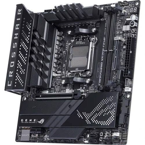 Asus ROG CROSSHAIR X670E GENE: Дополнительно Поддержка UEFI, Поддержка RAID, Адаптер Wi-Fi