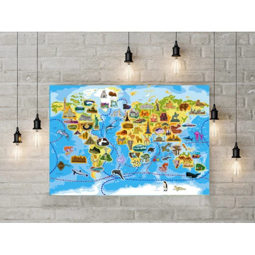 Настільна гра Умняшка Цікавий світ KP-006 з багаторазовими наклейками