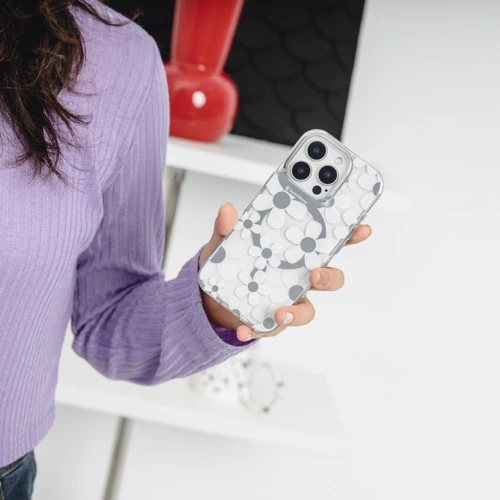 Чехол для iPhone Switcheasy Fleur M 3D Patterned Shockproof Case White (SPH67P269WH24) for iPhone 16 Pro Max фото 5