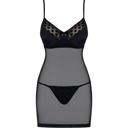Комплект Obsessive Dotina chemise, L/XL