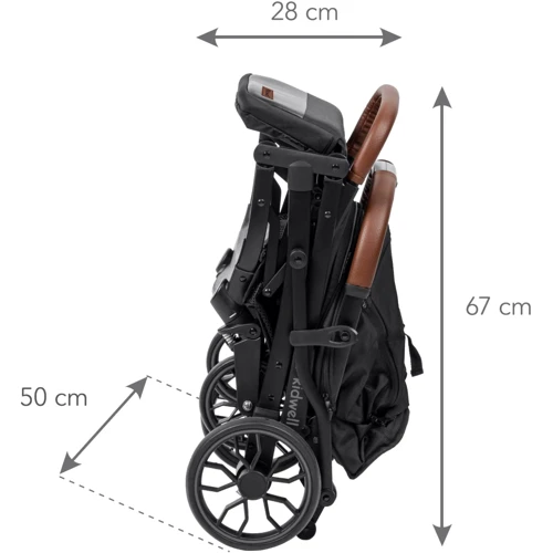Прогулочная коляска Kidwell COLMER Jet Black фото 12