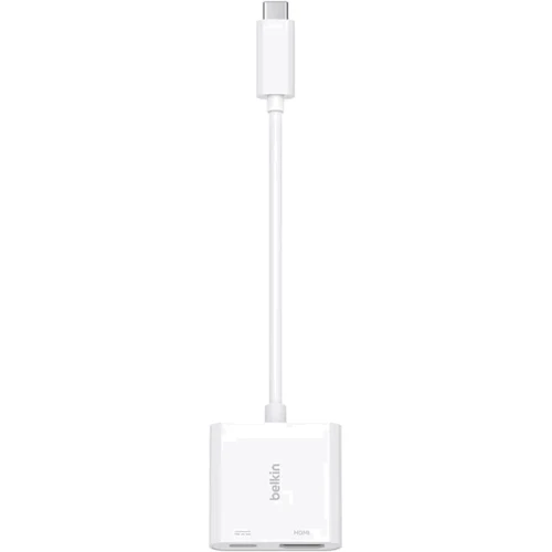 Адаптер Belkin Adapter USB-C to HDMI 60W PD White (AVC020ttWH-RL)