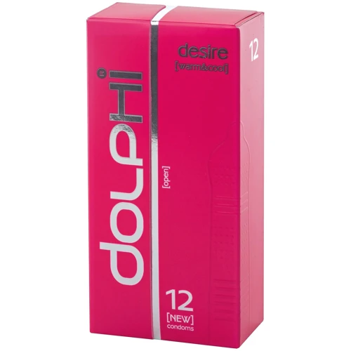 Презервативы DOLPHI LUX Desire 12 шт: Тип С анестетиком