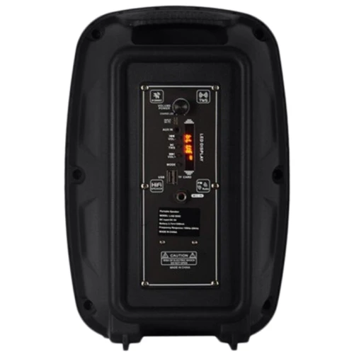 Акустика KOLAV LIGE-E802 Black: Тип портативная