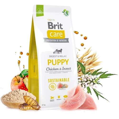Сухой корм Brit Care Dog Sustainable Puppy для щенков 12кг (8595602558629): Порода Все породы