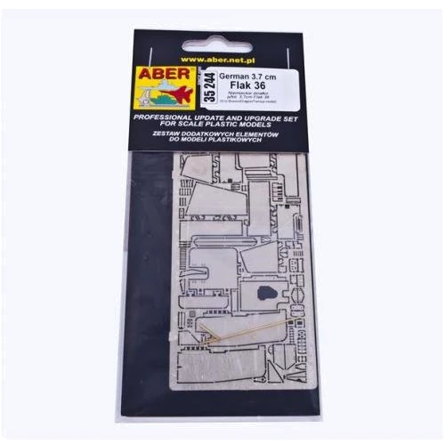 Набор фототравления ABER для немецкого 37-мм зенитного орудия (Tamiya; Bronco; Dragon) ABR35-244: Производитель ABER