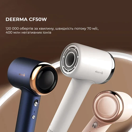 Фен Deerma DEM-CF50W White фото 6