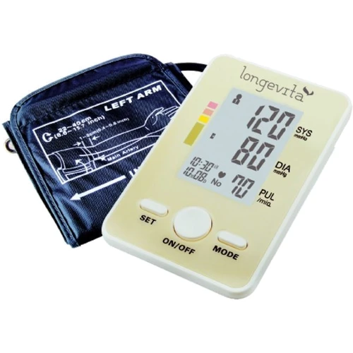 Тонометр Longevita BP-102: Место измерения давления плечо