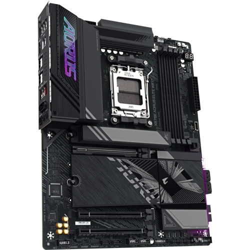 Gigabyte X870E AORUS ELITE WIFI7: Додатково Поддержка RAID, Радиатор на VRM, Поддержка UEFI, Адаптер Wi-Fi