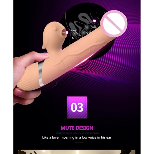 Вибратор с толчками и ротацией Boss Series Basia Thrusting Vibrator