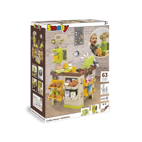 Интерактивная кофейня Smoby со сканером 60х60х89 см (350232) фото 4