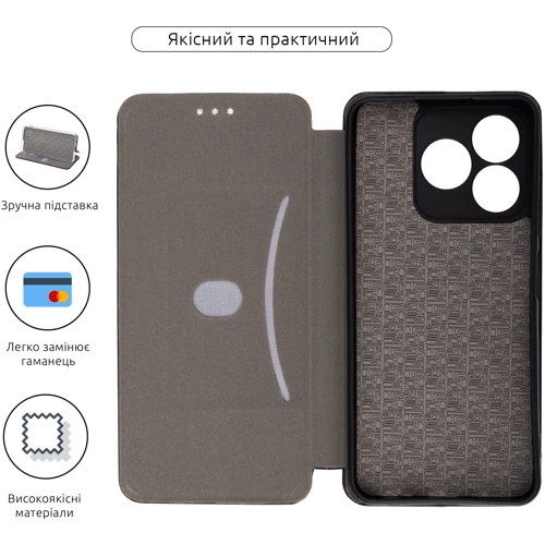 Чехол для телефонов ArmorStandart G-Case Black for ZTE Nubia V60 (ARM79003): Тип чехол-книжка